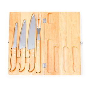 Set di coltelli con manico in legno BERGIN MKT20593