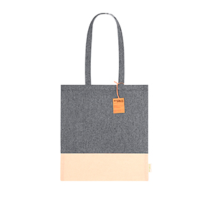 Shopper personalizzata in cotone riciclato 120 gr/m2 cm 38x42 SKADI MKT20771