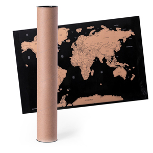 Cartina geografica del mondo in carta cromata PALSY MKT6590