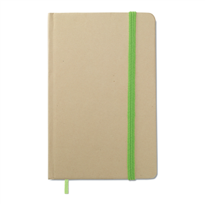 Quaderno personalizzato con copertina in craft paper riciclato in formato A6 EVERNOTE MO7431