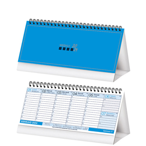 Calendarietto spiralato da tavolo mensile CALENDO PLANNING PPA750