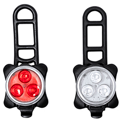 Set di 2 luci di sicurezza per bici REMKO