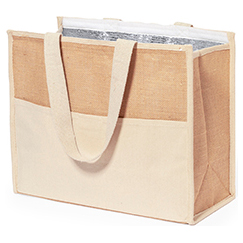 Borsa shopper termica in Juta e cotone laminati PRESLI