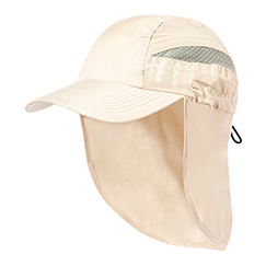 Cappello sport personalizzato in microfibra con protezione per il sole LEVANT