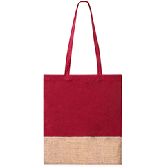 Shopper personalizzata in cotone 120 gr/m2 e Juta cm 38x42 SUELVA