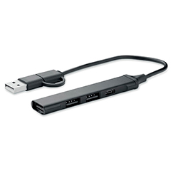 Hub USB a 4 porte 19 cm CURRENT