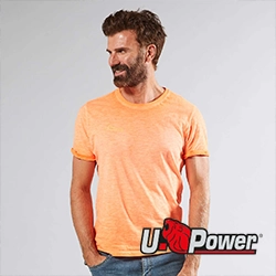 U-Power t-shirt da lavoro personalizzata arancione
